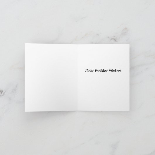 Santa After Gastric Bypass | Vreemde kerstfeestdag Feestdagen Kaart (Binnen)