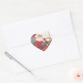  Santa Airship Fantasy Hart Sticker (Envelop)