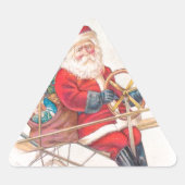 Santa Airship Fantasy Sticker (Voorkant)