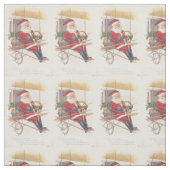  Santa Airship Fantasy Stof (Swatch)