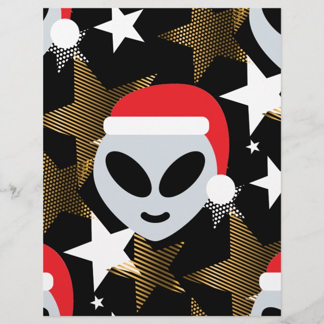 santa alien emoji (Voorkant)