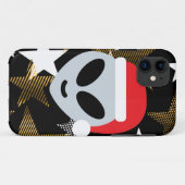 santa alien emoji Case-Mate iPhone case (Achterkant (horizontaal))