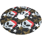 santa alien emoji kerstboomrok kerstboom rok (Gekanteld)