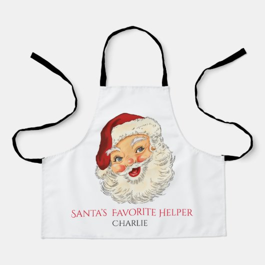 Santa All-over Print Apron voor kinderen Schort (Voorkant)