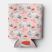 Santa all over print Joyful Greetings collectie Blikjeskoeler (Voorkant)