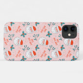Santa all over print Joyful Greetings collectie Case-Mate iPhone Case (Achterkant (horizontaal))