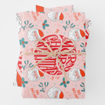 Santa all over print Joyful Greetings collectie