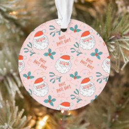 Santa all over print Joyful Greetings collectie Ornament