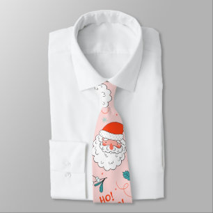 Santa all over print Joyful Greetings collectie Stropdas