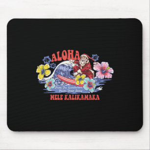 Santa Aloha Hawaïaanse Kerstmis Mele Kalikimaka Su Muismat