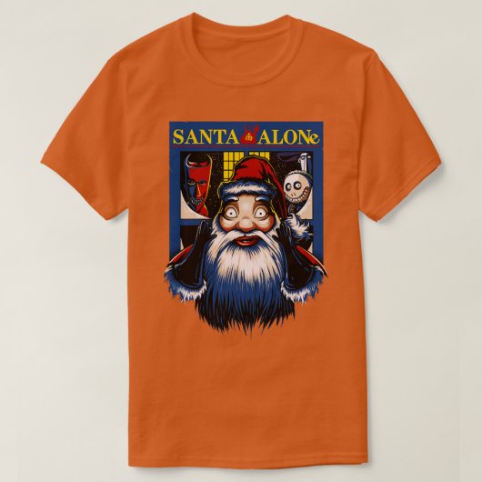 Santa Alone T-shirt (Design voorkant)