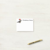 Santa American Pipit Post-it® Notes (Op bureau)
