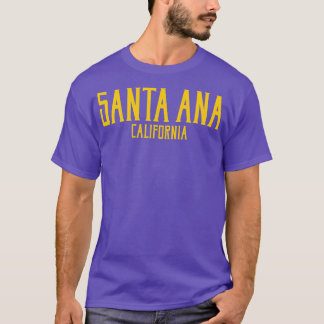 Santa Ana California  tekst Amber Print T-shirt