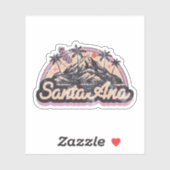 Santa Ana, Californië Sticker (Vel)