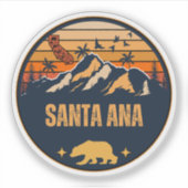 Santa Ana, Californië Sticker (Voorkant)