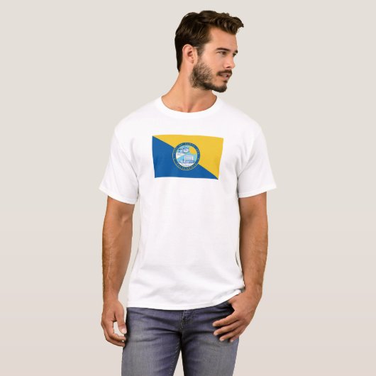 Santa Ana city flag T-shirt (Voorkant volledig)