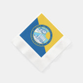 Santa Ana City vlag Servet (Hoek)