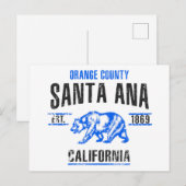 Santa Ana Feestdagenkaart (Voorkant / Achterkant)