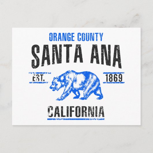 Santa Ana Feestdagenkaart (Voorkant)