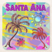 Santa Ana Happy en Hope Onderzetter (Voorkant)