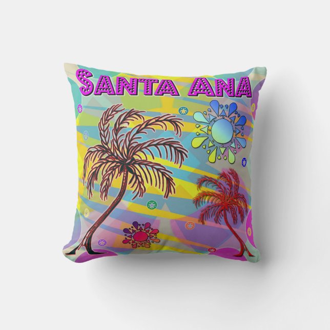 Santa Ana Happy en Hope Pillow Kussen (Voorkant)