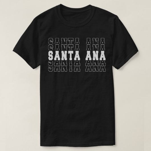 Santa Ana stad Californië Santa Ana CA 1 T-shirt (Design voorkant)