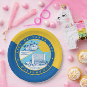 Santa Ana, stadsvlag Papieren Bordje (Feest)