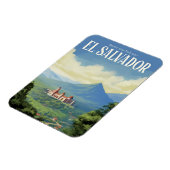 Santa Ana Volcano El Salvador Reissouvenir Magneet (Linkerzijde)