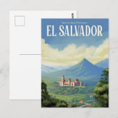 Santa Ana vulkaan El Salvador Reizen Briefkaart (Voorkant / Achterkant)