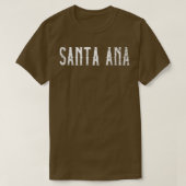Santa Ana  Witte Manuscript Apparel T-shirt (Design voorkant)
