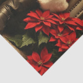 Santa and his friend the Yorkshire Tissuepapier (Detail)