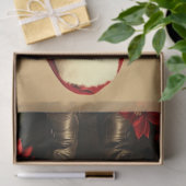 Santa and his friend the Yorkshire Tissuepapier (Geschenk)