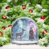 Santa and his Reindeer on Christmas Eve magic Sneeuwbol (Kerstmis)