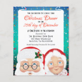 Santa and Mrs Claus Drive Thru Kerstfeestdag Flyer (Voorkant)