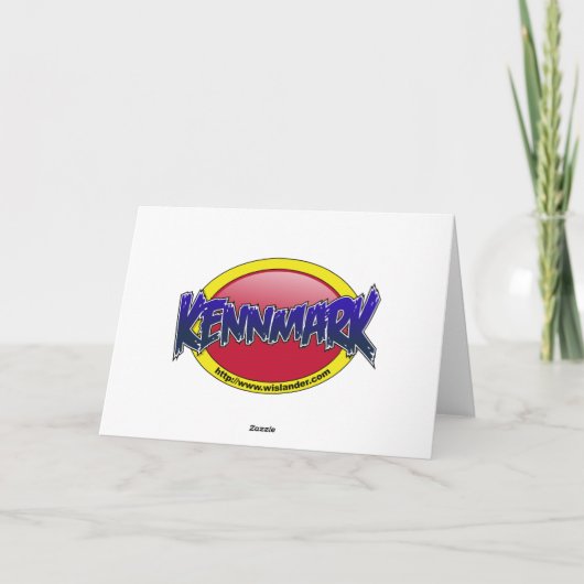 Santa and Presents Card Feestdagen Kaart (Achterkant)