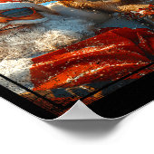 Santa And Reindeer Selfie Funny Christmas Vacation Poster (Hoek)