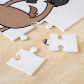 Santa and Rudolph Skating Legpuzzel (Zijkant)