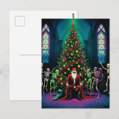 Santa and the Dancing Skeletons Briefkaart (Voorkant / Achterkant)