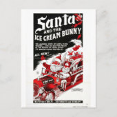 SANTA AND THE ICE CREAM BUNNY BRIEFKAART (Voorkant)
