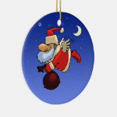 Santa Angel Keramisch Ornament (Rechts)