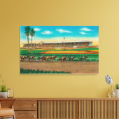 Santa Anita Park Horse Races Arcadia, CA Canvas Afdruk (Insitu (Woonkamer))