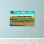 Santa Anita Park Horse Races Arcadia, CA Canvas Afdruk (Insitu (Houten vloer))