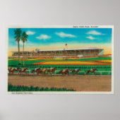 Santa Anita Park Horse Races Arcadia, CA Poster (Voorkant)