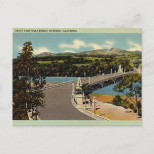 Santa Anna Riverside, Californië Briefkaart