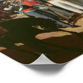 Santa Anna tart de Spaanse troepen Poster (Hoek)