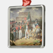 Santa Anna twittert de Spaanse troepen Metalen Ornament (Links)