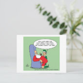 Santa Apps Feestdagenkaart (Staand voorkant)