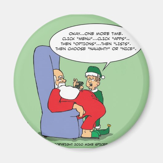 Santa Apps Magneet (Voorkant)