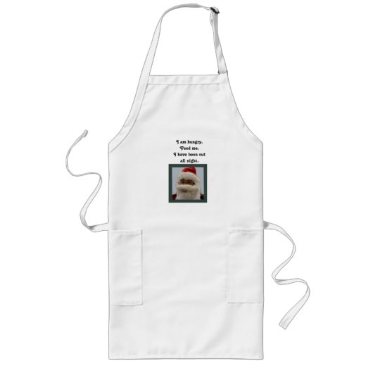 Santa Apron Lang Schort (Voorkant)