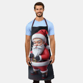 Santa Apron Schort (Gedragen)